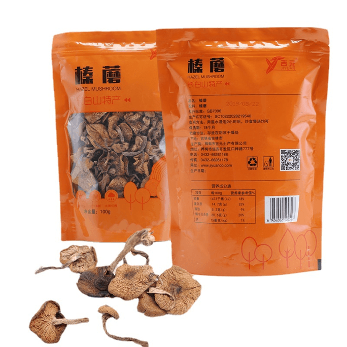 【中国直邮】吉元榛蘑 长白山珍品 小鸡炖蘑菇佳品 100克/袋