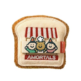 エルムトウ×TUNEE GOODS パンシリーズ トーストふわふわルースパウダーパフ Lサイズ【もっちりもちもちシリーズ限定パフ】