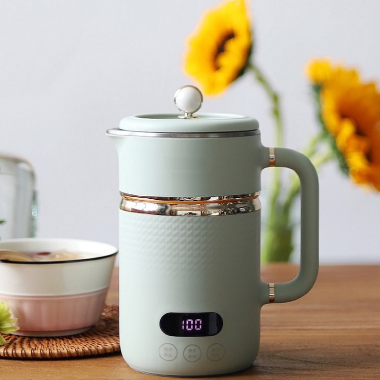 中国直送 VIBILI 全自動健康ケトル ケトル ミキシングカップ インテリジェント保温 400ml ライトグリーン 5