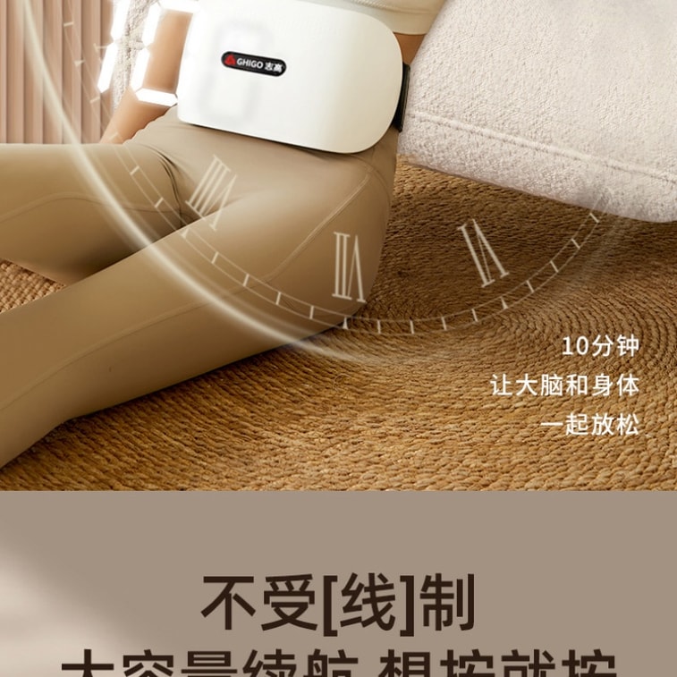 Luxury Red Light Heat Therapy Abdominal Massager with Stone Inlay Promotes Gastrointestinal Peristalsis Rechargeable 1 unit 3