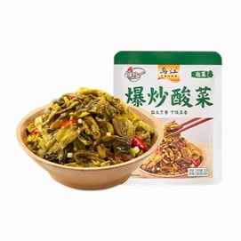 【中国直邮】 乌江 爆炒酸菜30g*12袋开味拌饭油炒下饭