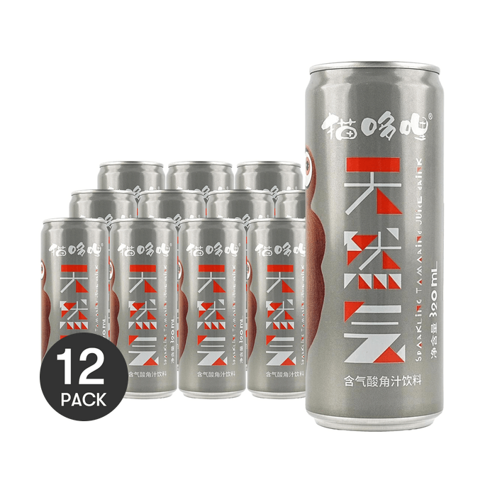 Natural Gas Tamarind Juice, 10.7 fl oz*12【12 Packs】