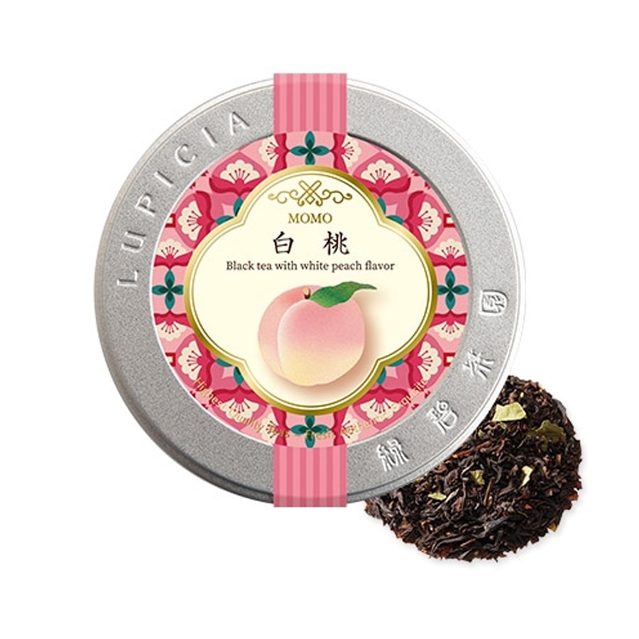 【日本直邮】 日本 lupicia 绿碧茶园 春季限定 白桃红茶 50g/罐