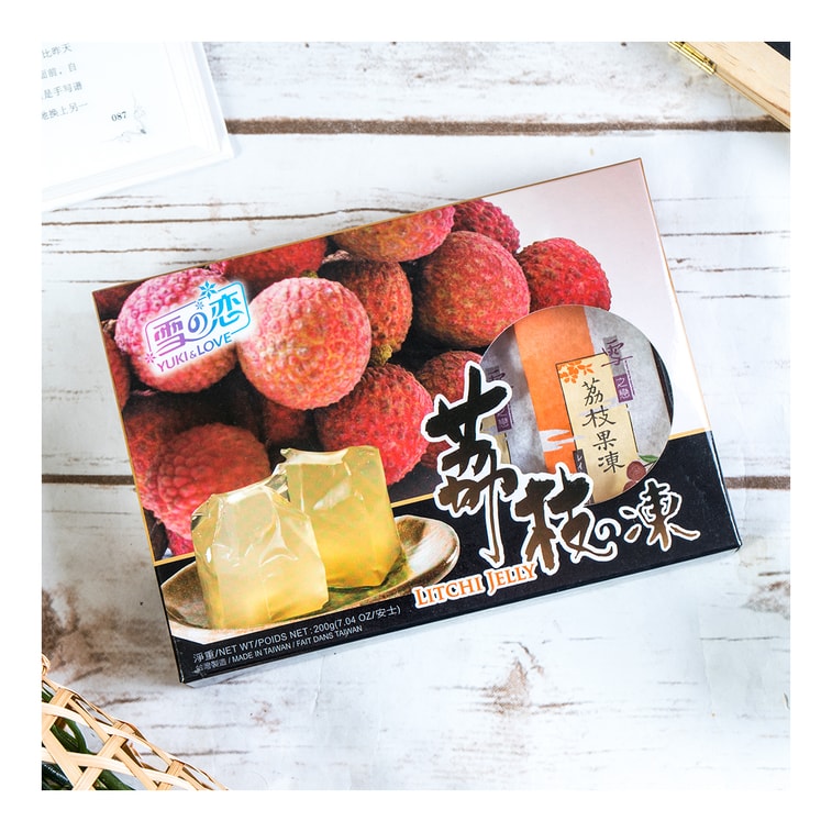 台湾雪之恋果冻 荔枝冻 200g 3