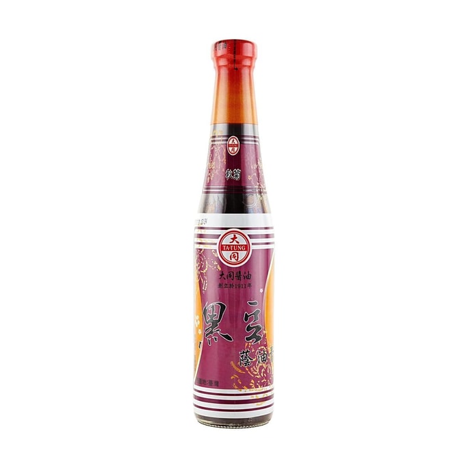 台湾大同 秋菊黑豆荫油膏 420g【卤、煮、炒、蘸、拌、炖皆宜】【台式黑酱油】