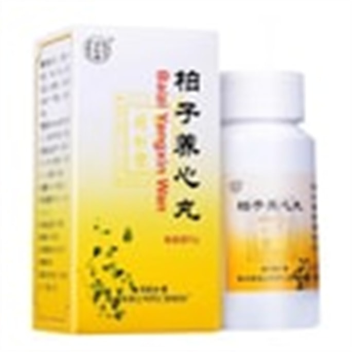 Baizi Yangxin Pills nourish the heart and calm the mind nourish Yin and tonify the kidney. 100mg*60g per box