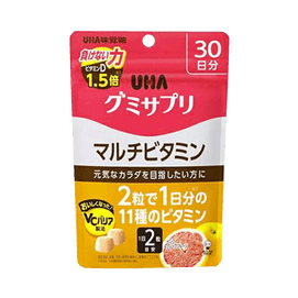 UHA 테이스트 캔디||레드 자몽 종합비타민 구미||60캡슐