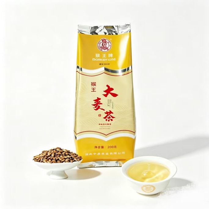 猴王牌 中茶大麦茶袋装代用茶多袋组合装原味麦香250g*袋