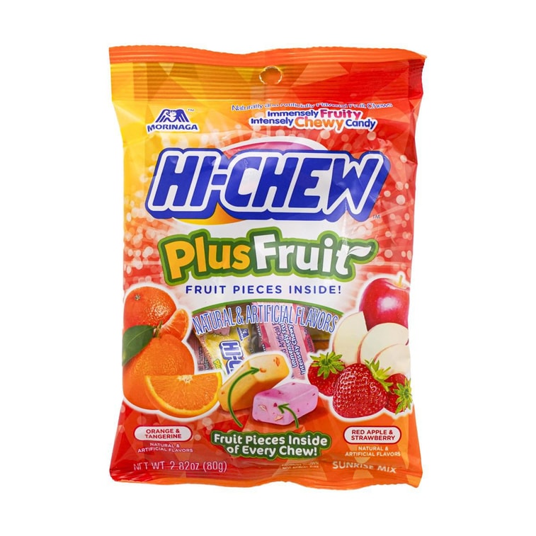 【真實果肉添加】日本MORINAGA森永 HI-CHEW 超濃水果味軟糖 2.82oz 7