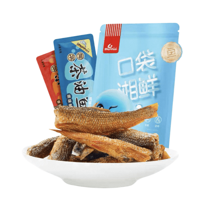 [중국 직배송] 순화 동백기름 멸치 스틱, 동백기름 향이 나는 구운 멸치 스틱, 후난 창사 특산품, 혼합 맛, 235g/봉지