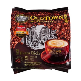 馬來西亞OLDTOWN舊街場 特濃白咖啡 即溶咖啡 15條入 525g