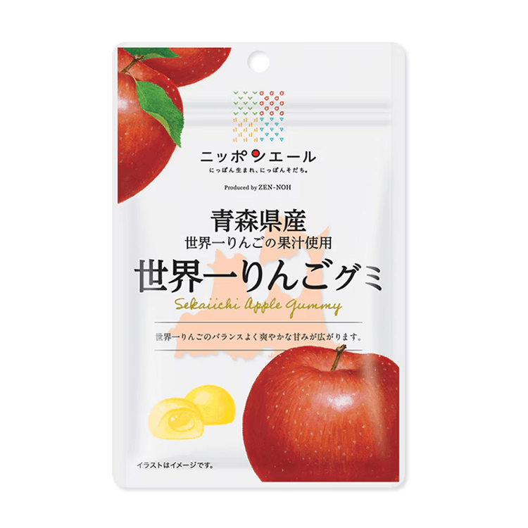 Aomori Prefecture Apple Bursting Gummies 40g - World's Number One