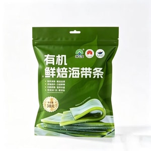 海芝宝 胖东来同款有機鮮焙海帶條 湯味鮮 38g 【栄養豊富 高繊維ライト負担】【高カルシウム低脂肪】