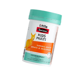 [중국발 다이렉트 메일] 스위스 어린이 종합비타민B복합체 각종 미량원소를 보충하는 비타민C 면역 ​​츄어블정 60정*1병