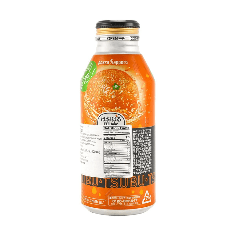Pokka Sapporo Soft Drink Orange Flavor, 13.5 fl oz 12