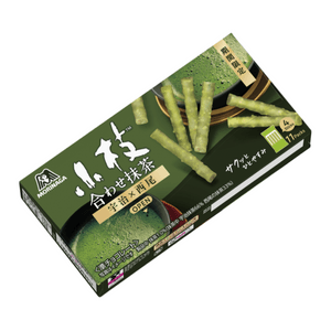 【日本直邮】 日本 MORINAGA 森永 期间限定 抹茶巧克力小枝脆棒 11小袋共44支