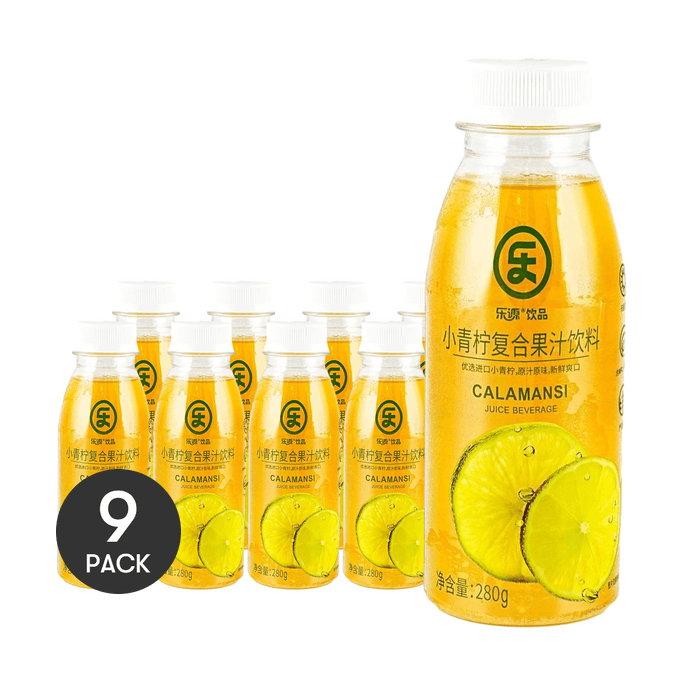 樂源 小青檸複合果汁飲料 280g *9【9份超值裝】【含NFC果汁】【富含維C】【清爽解膩】