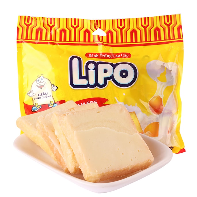 【中国直邮】Lipo 面包干 300g 经典原味 越南进口饼干小零食休闲食品