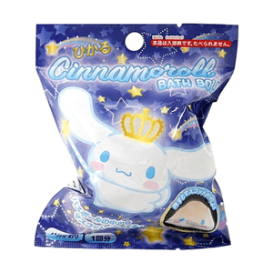 Bombe de bain Cinnamoroll Vanille avec figurine aléatoire phosphorescente【Figurine aléatoire incluse】【Jouet phosphorescent】【Parfum vanille】