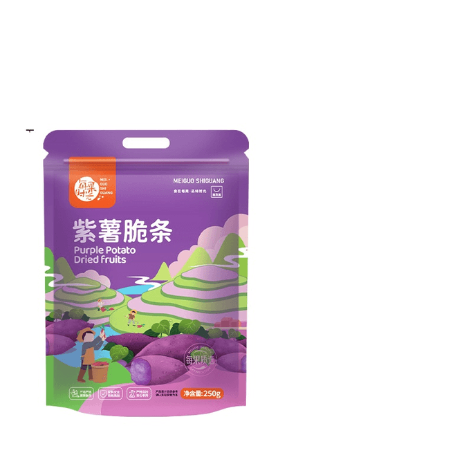 【中國直郵】 每果時光 紫薯乾 250g*1包