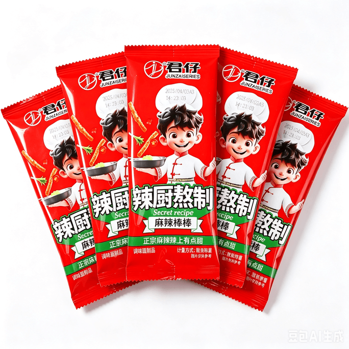 君仔 麻辣棒棒 16g*6袋 おやつ・ドラマ鑑賞用スナック