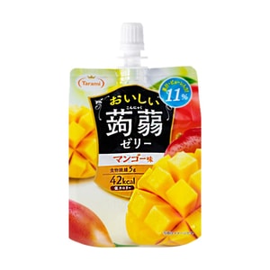 Konjac Jelly Drink Mango Flavor ,5.29 oz [ 0 Fat Low Calories]