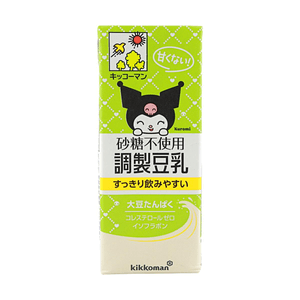 日本 KIKKOMAN万字 万字无糖调制豆乳 200ml【无糖清爽】【非转基因大豆】
