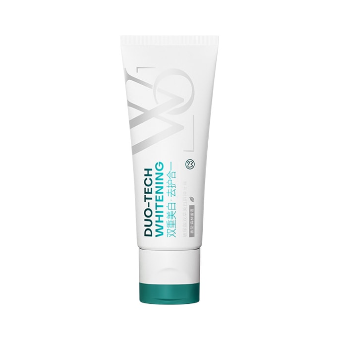 【Recommended by CCTV】Huaxi Biology WO Dual Tube Whitening Toothpaste - Forest Serenity 100g/tube Hyaluronic Acid White