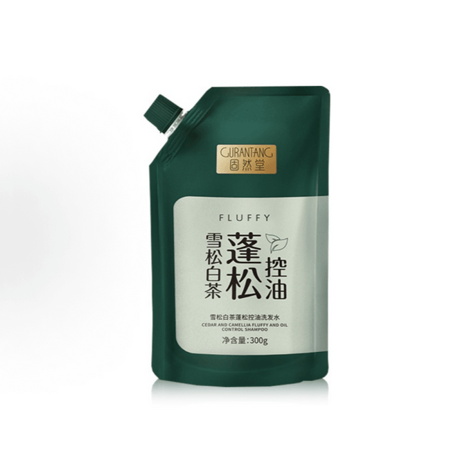 Oil-control fluffy shampoo remove mites and stop itching goodbye to fine collapse cedar white tea fragrance 300g