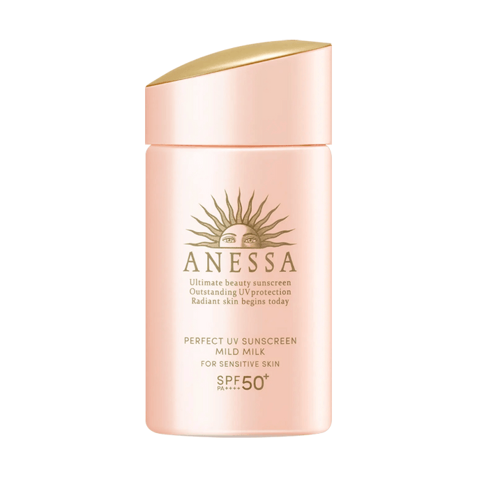 ANESSA Perfect UV Sunscreen SPF50+/PA++++ – Gold Bottle, 2.03 fl oz – Gentle on Skin, Alcohol-Free