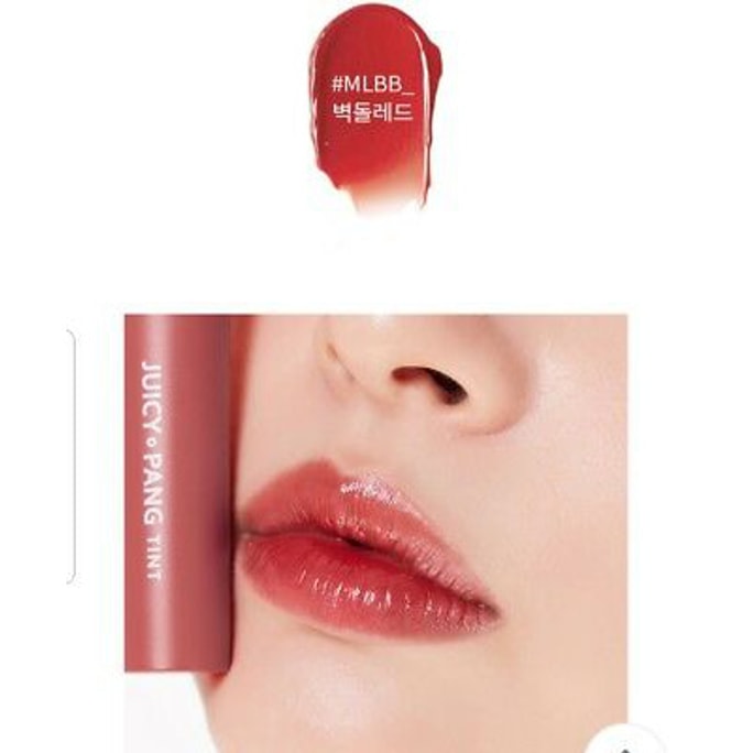 韓國APIEU 果汁亮彩唇釉 #RD03元氣番茄草莓 成膜果凍唇效果