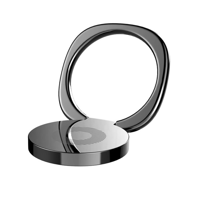 Ring Buckle Mobile Phone Holder Black