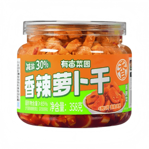 A Mu Of Vegetable Garden Spicy And Numbing Dried Radish, Great With Rice 358g*1 Jar