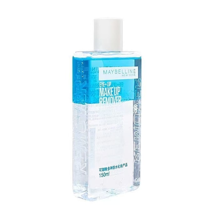 【中国直邮】 美宝莲 眼唇卸妆水 敏感肌眼部卸妆液卸妆油全脸可卸温和无刺激水油三合一 150ml/瓶