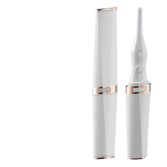 Eyelash Perm Curler Electric Heating Female Novice Curling Device Long-lasting Styling Exquisite Models - Ivory White