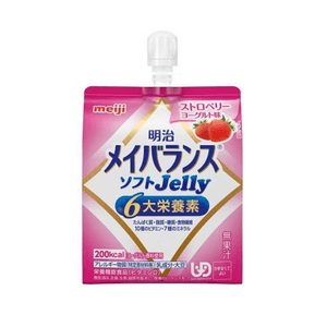 [일본 직송] 메이지 에너지 보충제 젤리 딸기 유산균 맛 125ml