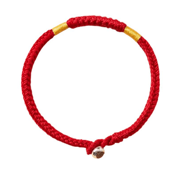 【中国直邮】 普陀山 红绳手链编织绳马年本命年金刚结太岁化红色手绳女礼物手围16cm*1个