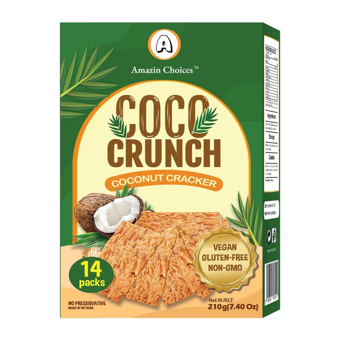 越南 Amazin Choices COCO Crunch 烤椰子饼干 190gr