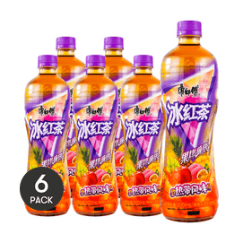 康师傅 冰红茶 热带水果风味 500ml *6【6份超值装】