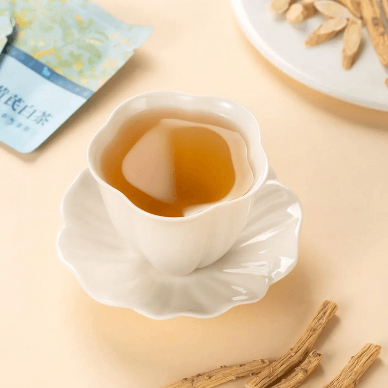 八马茶业 党参黄芪白茶 紧压茶叶茶包 21包入 63g 【清甜滋养 温润不燥】【干净配料 健康养生茶】 4