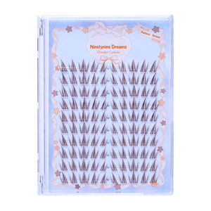 100PCs Fantasy Lashes- Brown 8-13mm Spiky Manhua Anime Look