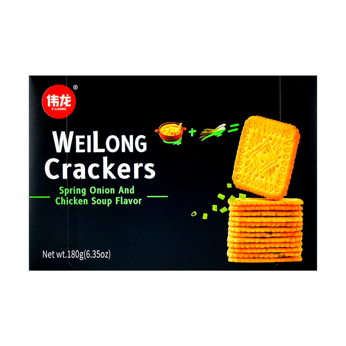 Scallion Chicken Slice Crackers, 6.35oz