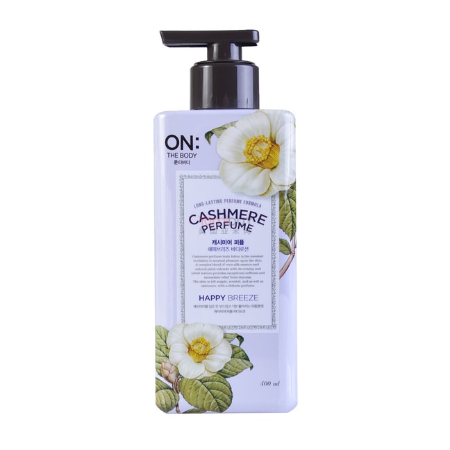ON THE BODY Cashmere Perfume Body Lotion Happy Breeze 400ml