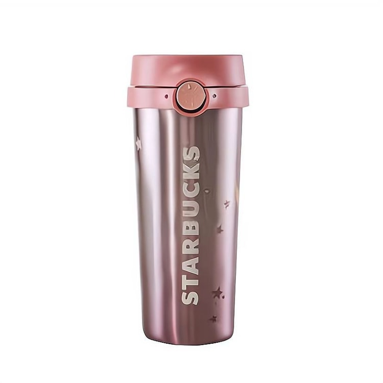 Starbucks Strawberry Straw Cup w/ Sakura Topper Water Bottle Limited  Edition