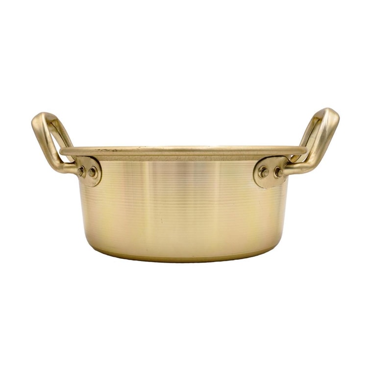 韓式泡麵碗泡麵鍋 雙耳煮鍋黃鋁鍋 16cm 韓國製造 18