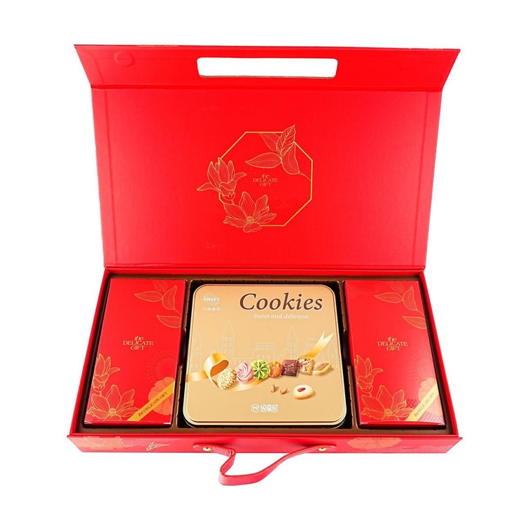 쿠키 모음 선물 상자 10가지 맛 20.45oz [말차, 코코아, 견과류, 포도, 커피, 장미, 트러플 초콜릿] 8