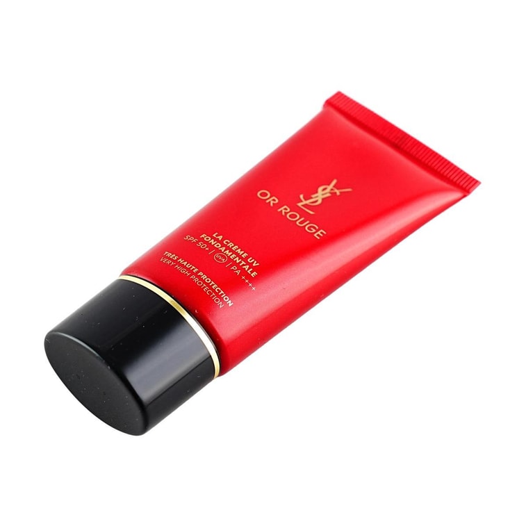 Yves Saint Laurent YSL圣罗兰 藏金防晒 藏红花焕活隔离防晒精华 全天保湿滋润亮泽 30ml 外防内养防晒老【红色新版】 5