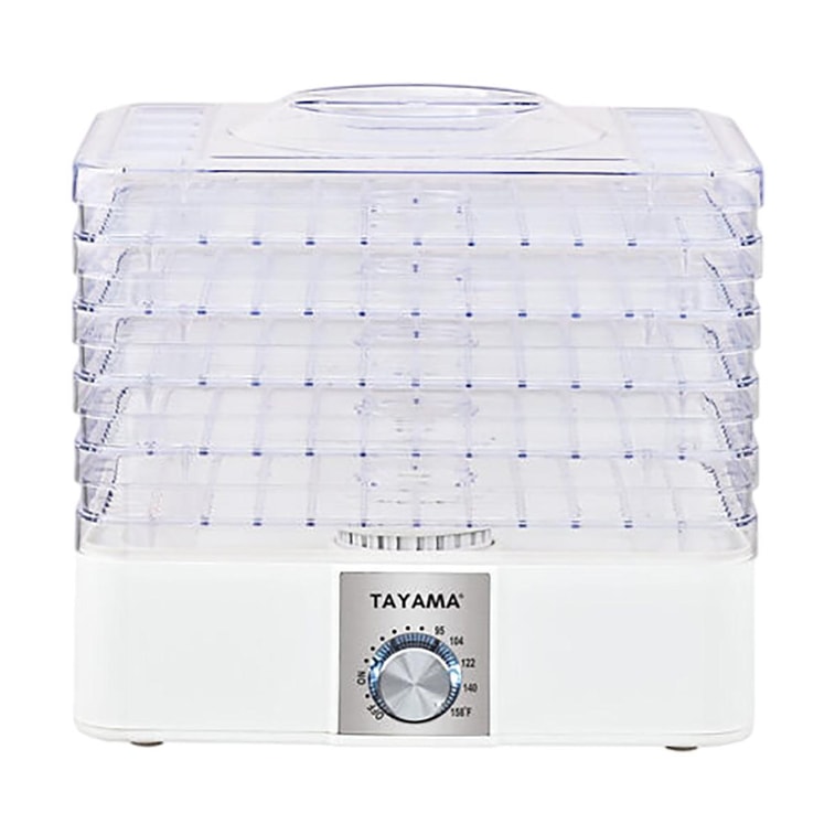 TAYAMA 5-Stackable Clear Trays Food Dehydrator 5
