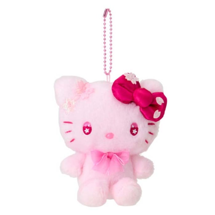 日本サンリオピンクサクラシリーズぬいぐるみペンダント[ハローキティ