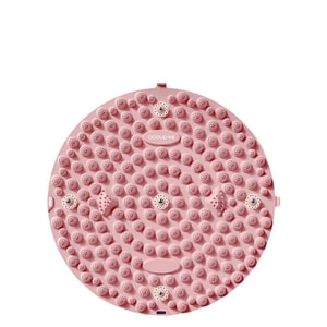 In-situ jogging shiatsu board foot massage cushion running cushion feet unclogging meridians Pink [Diameter 40cm] 1 set